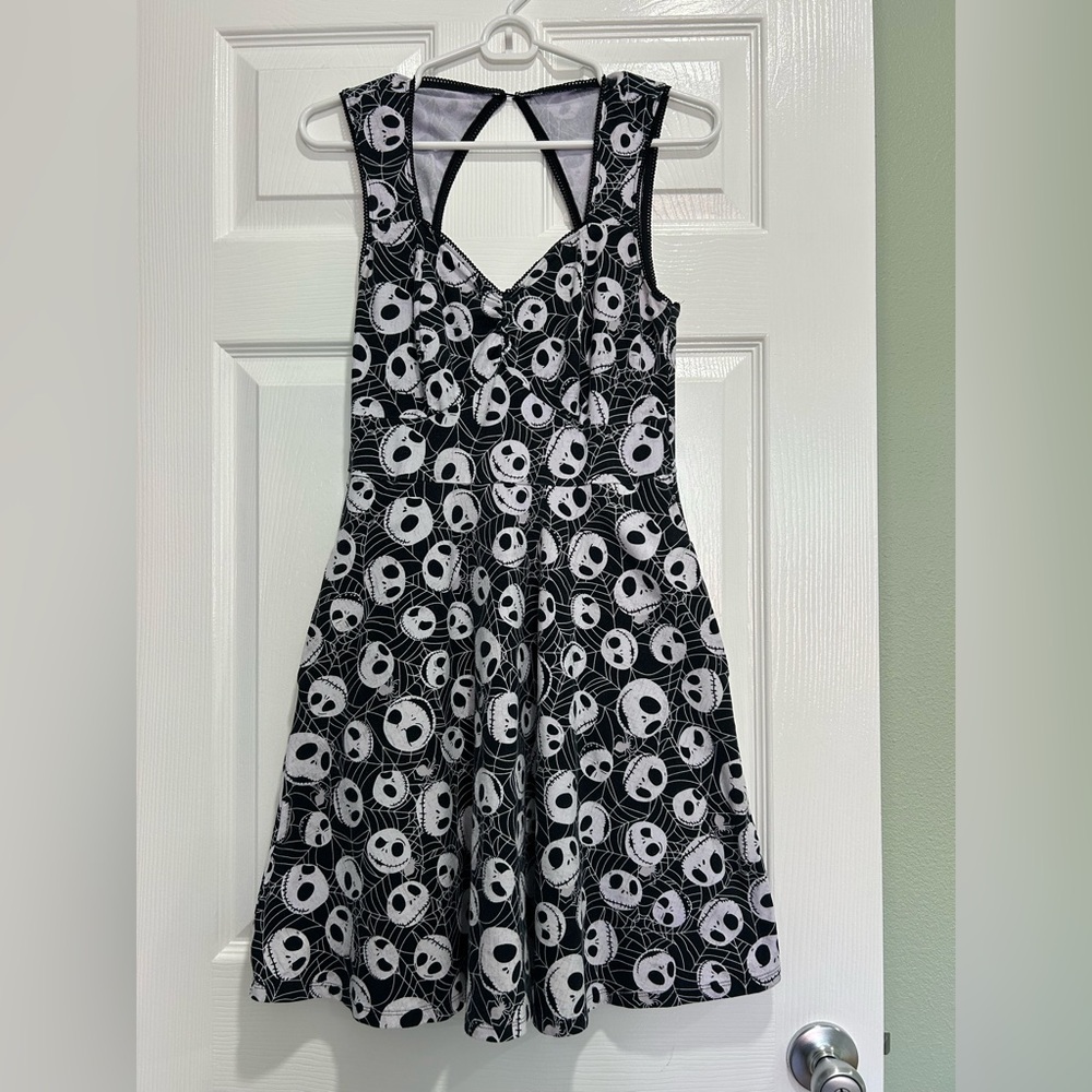 Disney Black and White Nightmare Before Christmas/Jack Skellington Dress